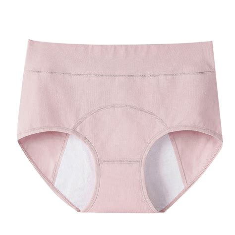 ZMHEGW Packs Womens Underwear High Waist Menstrual Swimming Trunks Leak Proof Layer