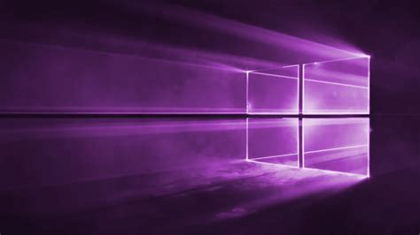 Fondo De Pantalla De Windows 10 Provioletapúrpuraligeroencendiendo
