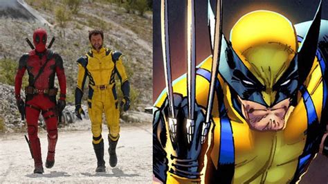 mcu fans react to ryan reynolds sharing first look at hugh jackman in wolverine s yellow x men