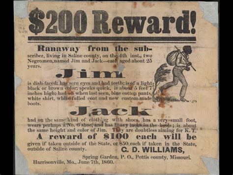 Us Slave Runaway Slave Ads