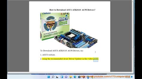 Download Asus Atk0110 Acpi Drivers Youtube
