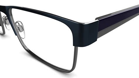 Specsavers Mens Glasses Conan Brown Square Metal Frame £100