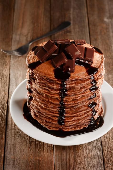 Huge Pile Of Brown Pancakes Stock Image Image Of Meal Plate 138027769