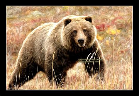 Grizzly Bear Oil Painting Bear Paintings Bear Grizzly Bear
