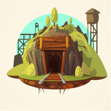 Cave Entrance Stock Vectors Royalty Free Cave Entrance Illustrations