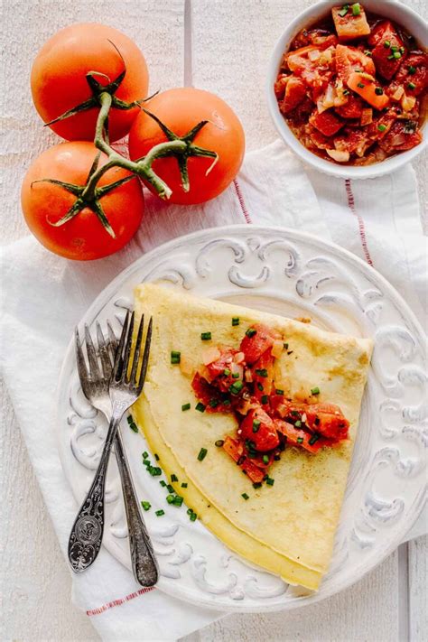 Tomato Omelette Fast Easy And Tasty Heavenly Home Cooking