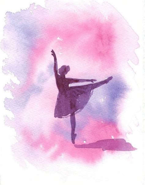 Watercolor Dancer Ballet