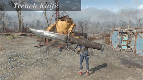 Trench Knives Fighting Knives And Bayonets Oh My At Fallout 4 Nexus