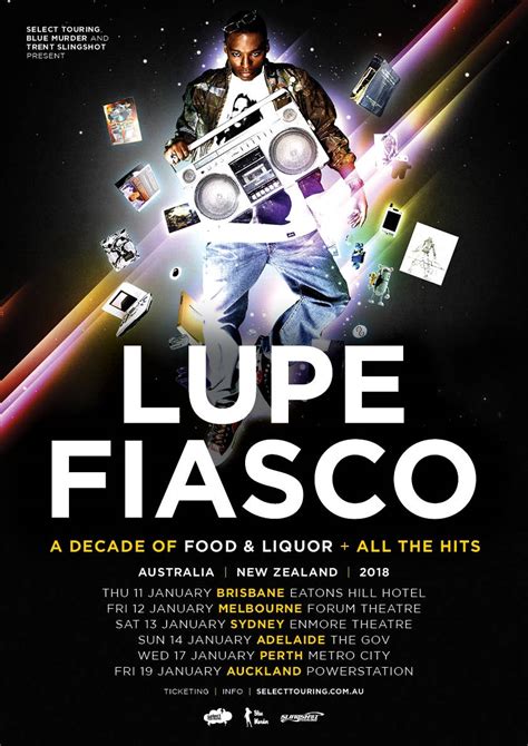 Lupe Fiasco “food And Liquor” Album Tour Across The Ocean