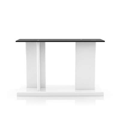 Montreaux Tempered Glass Top Console Table White Mibasics Target
