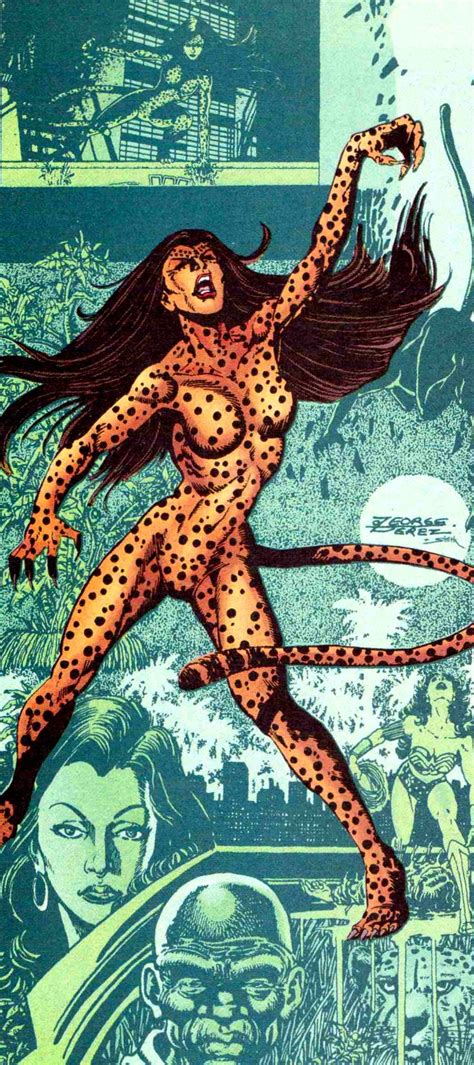 The Cheetah By George Perez The Best Version Of Her In My Opinion Dc Cheetah Cheetah Dc