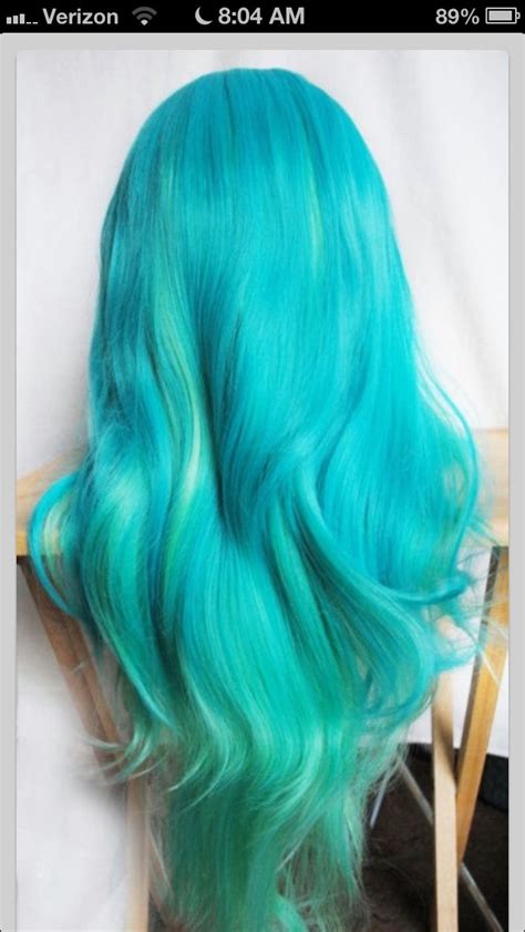 Aqua Blue Hair Hair Styles Hair Color Green Hair