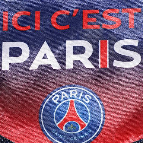 PSG - Fanion Mini Ici C'est Paris P13745 Bleu Marine ...