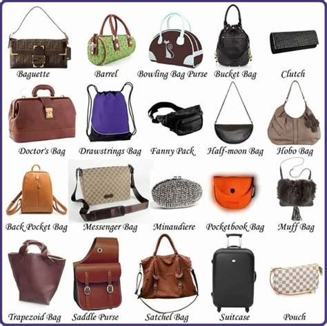 Types Of Bags For Womens