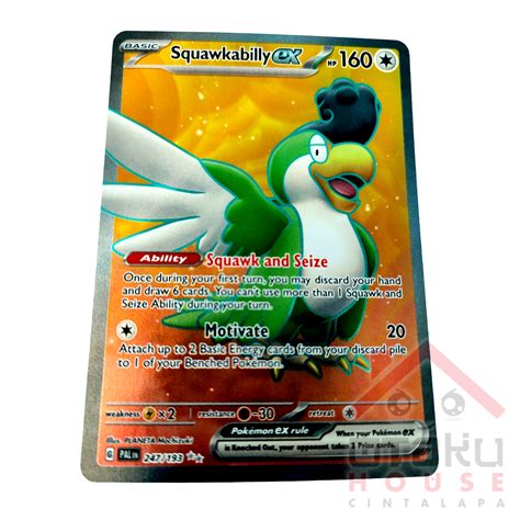 Squawkabilly Ex Full Art Secreta Paldea Evolved