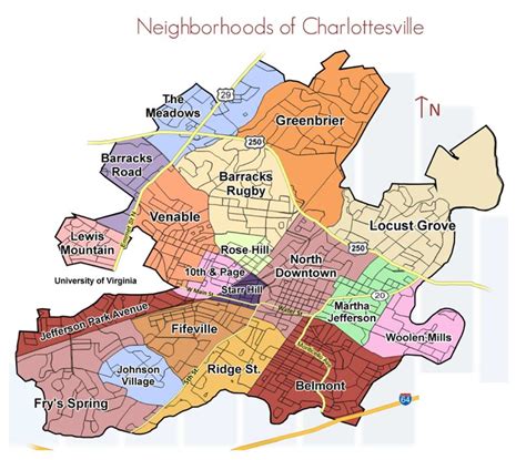 List Of Charlottesville Neighborhoods Cvillepedia