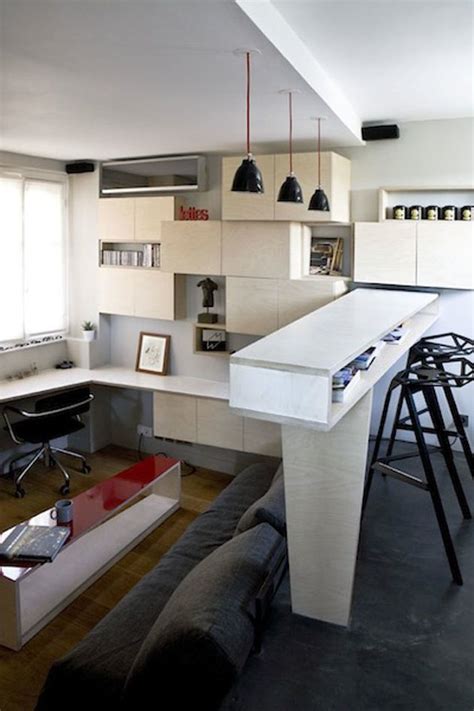 It is worth taking care that the furniture in the dining corner matches the style of the entire room. Tiny Paris Apartment Under 150 Square Feet | Small ...