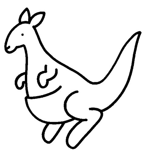 Author last name, first name(s). kangaroo | Canguru, Coisas para desenhar, Estêncil de animais