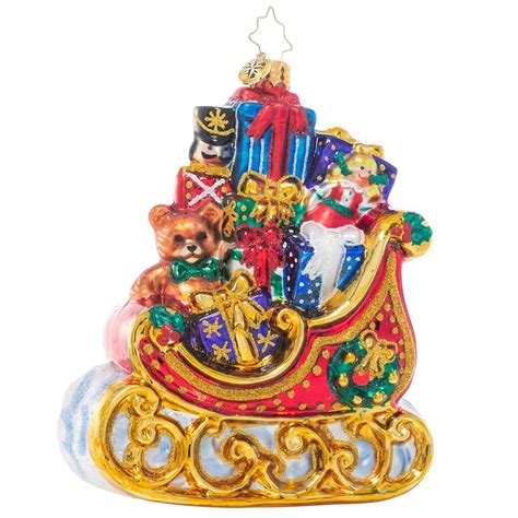 Sleigh Of Treasuresdefault Title In 2022 Christmas Ornaments Christopher Radko Ornaments