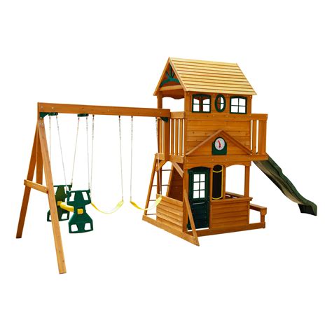 Buy Kidkraft Ashberry Wooden Swing Set Playset At Mighty Ape Nz