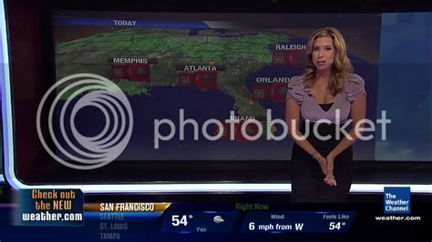 Tv Anchor Babes A Hot Busty Stephanie Abrams On The Weather Channel