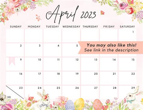 Fillable June 2023 Calendar Rainbow Summer Floral Printable Etsy