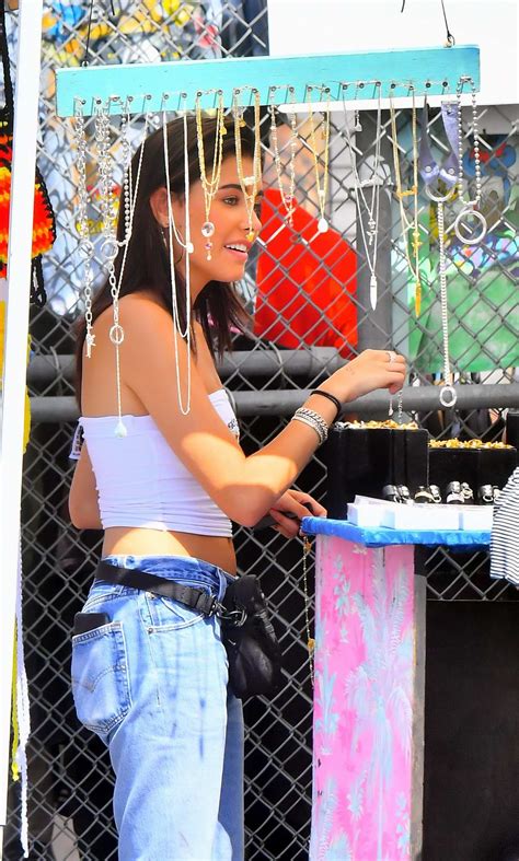 Madison Beer Shops At A Local Flea Market With Her Friends In Los