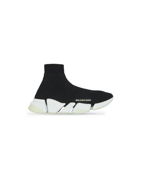 Balenciaga Synthetic Speed 20 Recycled Knit Sneaker Glow In The Dark