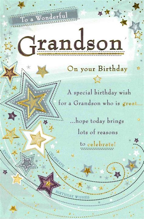 Free Printable Happy Birthday Grandson Cards Printable Templates Free