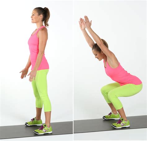 Air Squat Beginner Hiit Workout Popsugar Fitness Photo 6