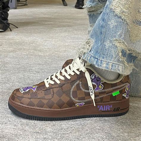 Louis Vuitton X Nike Air Force 1 Low Release Date Sbd