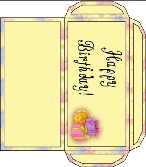 Set Of 2 Printable Birthday Cards And Envelopes Happy Etsy Free