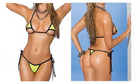 tinpia scrunch butt micro g string bikini thong swimsuit sunbathing bathing suit buy online in