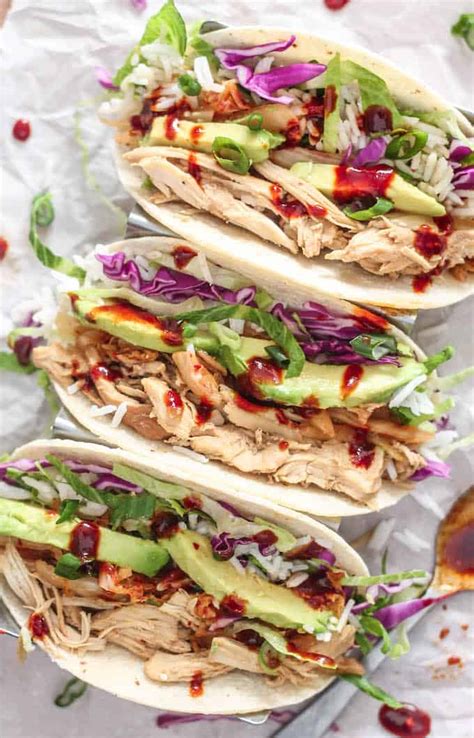 This recipe is from my friend melissa's cookbook coming out tomorrow yo called the minimalist kitchen (affiliate hey, i love taco, never prepared this at home though. Korean Pulled Chicken Tacos | Destination Delish