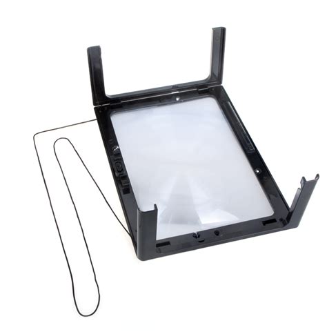 ultrathin a4 full page large pvc magnifier 3x foldable magnifying glass loupe hands free for