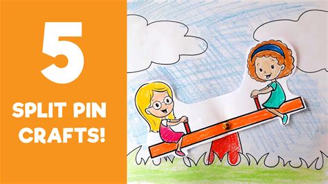 5 Split Pin Crafts For Kids 10 Minutes Of Quality Time