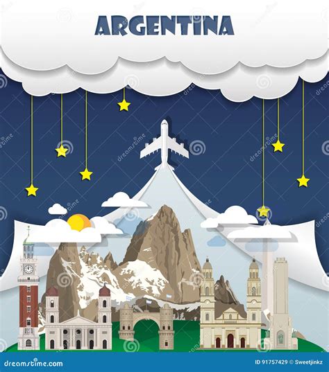 Argentina Travel Background Landmark Global Travel And Journey I Stock