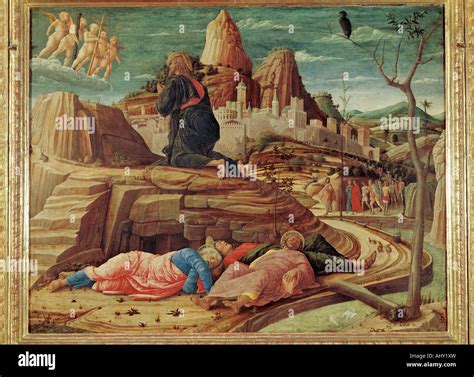 Fine Arts Mantegna Andrea 1431 1506 Painting The Agony In