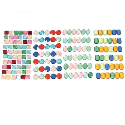 Peel And Stick Gems Bulk Saver Art And Craft From Early Years Resources Uk