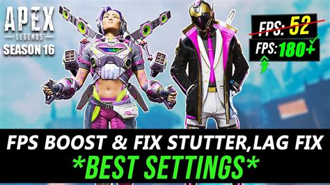 🔧 How To Drastically Boost And Fix Fps Drops In Apex Legends Season 16