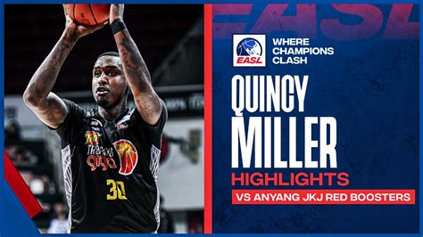 Game Highlights Tnts Quincy Miller 35 Point Game Vs Anyang Jung Kwan