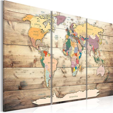 Artgeist Pinboard World Map 354 X 2362 Cork Board