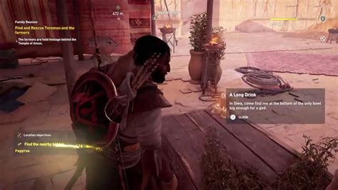 Assassin S Creed Origins How To Find The House Of Life Papyrus YouTube