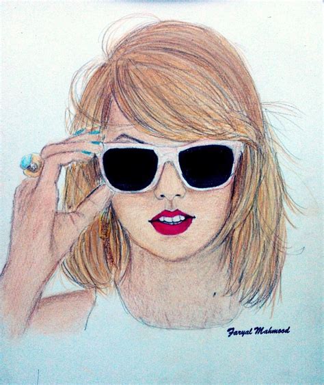 Taylor Swift Color Pencil Sketch Taylor Swift Disegni