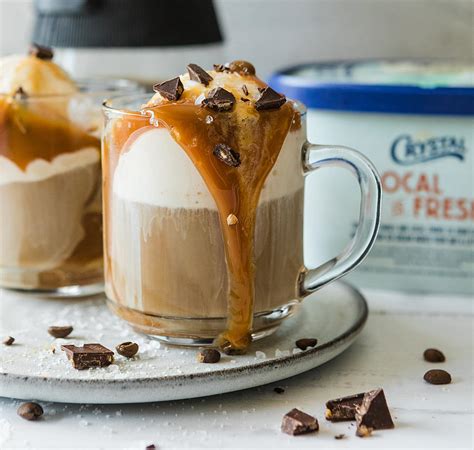 salted caramel affogato recipe crystal creamery