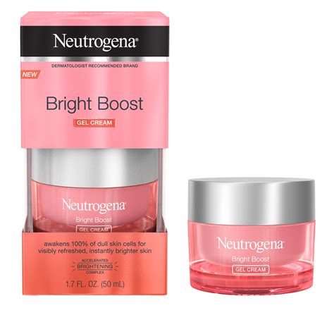 Neutrogena Bright Boost Brightening Gel Moisturizer Face Cream 17 Fl
