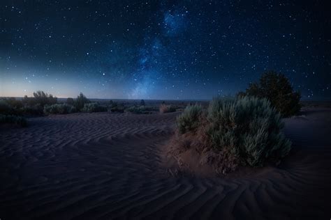 Night Sky Hd Desert