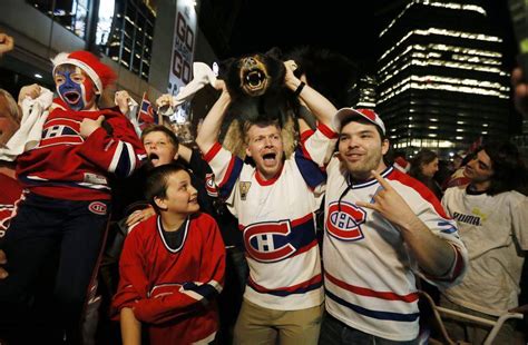 In Pictures Habs Fans Celebrate Game 6 Win The Globe And Mail
