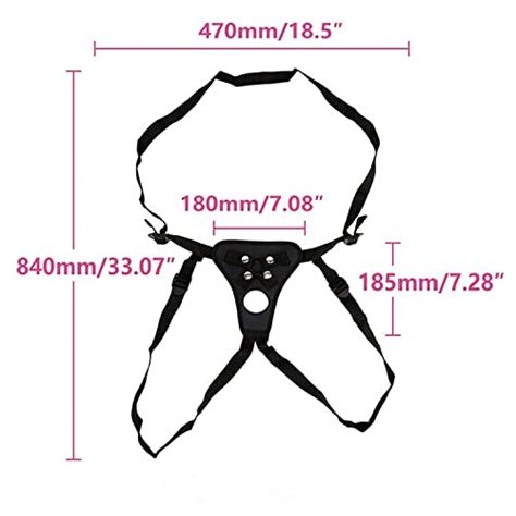 Black Wearable Strapless Strapon Harness For Big Pants For Adult Women Men Beginners On Galleon