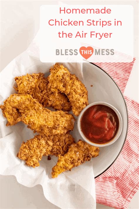 Our favorite recipe is spicy southwest inspired air fryer chicken strips. How to Make Homemade Chicken Strips in the Air Fryer — Bless this Mess